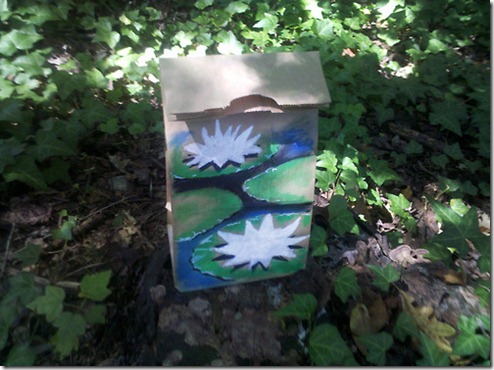 Arte criativa em sacos de papel