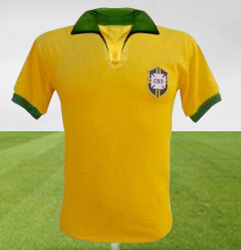 Evolução das camisas do Brasil