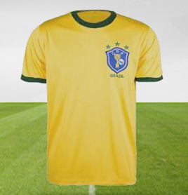 Evolução das camisas do Brasil