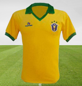 Evolução das camisas do Brasil