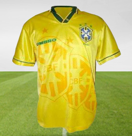 Evolução das camisas do Brasil