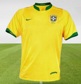 Evolução das camisas do Brasil