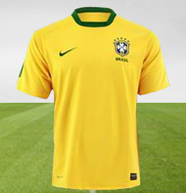 Evolução das camisas do Brasil