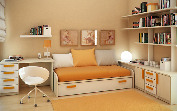 Grandes ideias para quartos pequenos